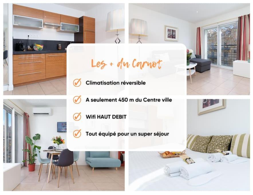 Le Carnot By Apirent #Centre-Ville #Climatisation #Wifi Κάννες Εξωτερικό φωτογραφία